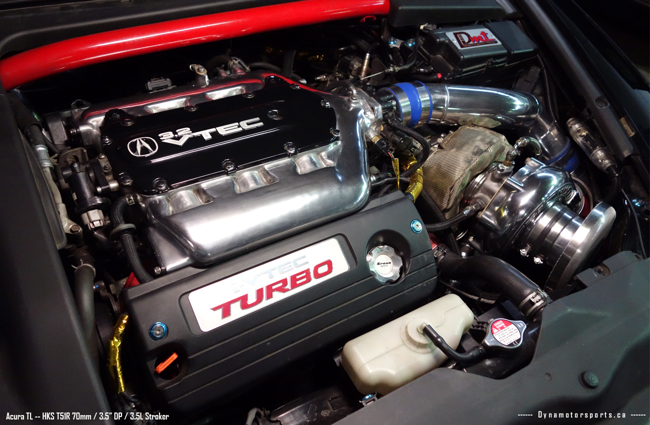 728 WHP Acura TL J32A3 3.5L Stroker HKS T51R Turbo.